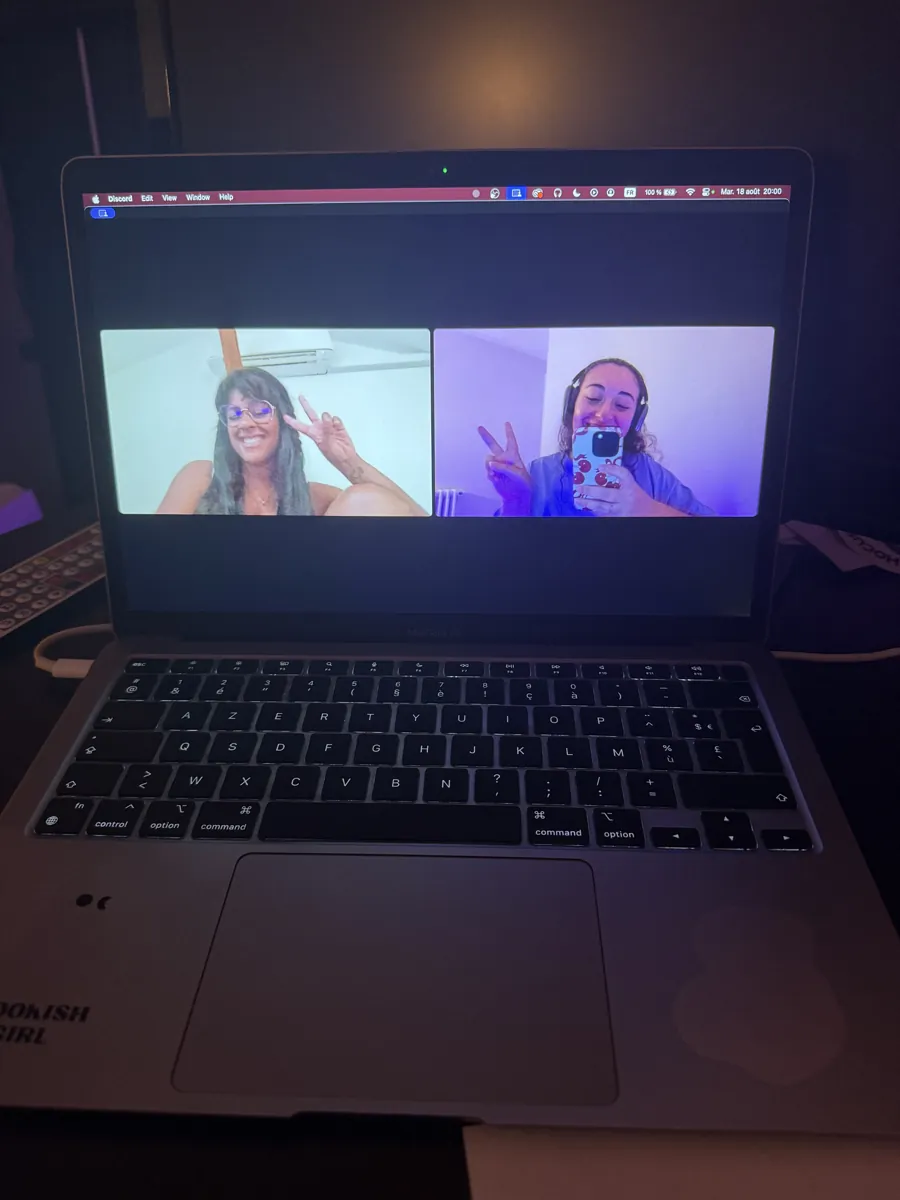 Une Baddies Night suivie sur un ordinateur portable